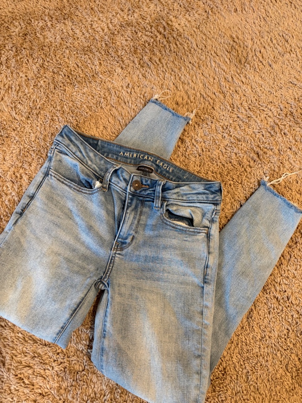 American Eagle Outfitters Light Blue High-Rise Women's Jeans